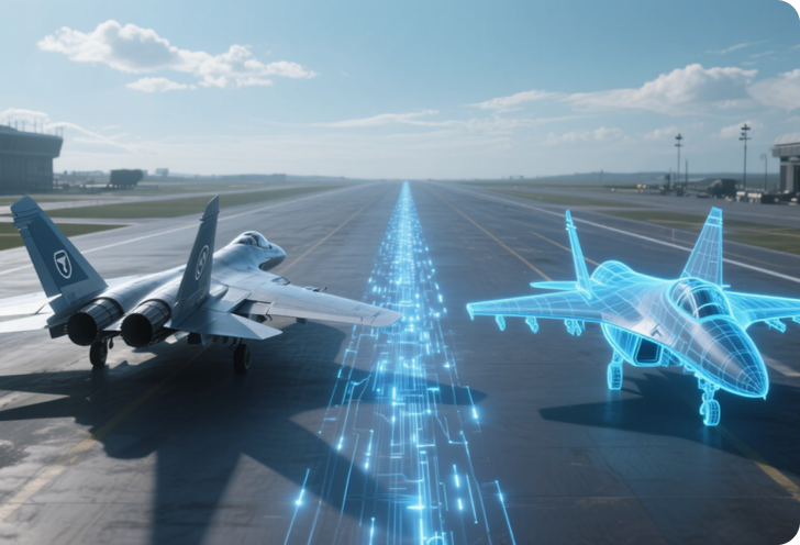 虚实融合技术示意图