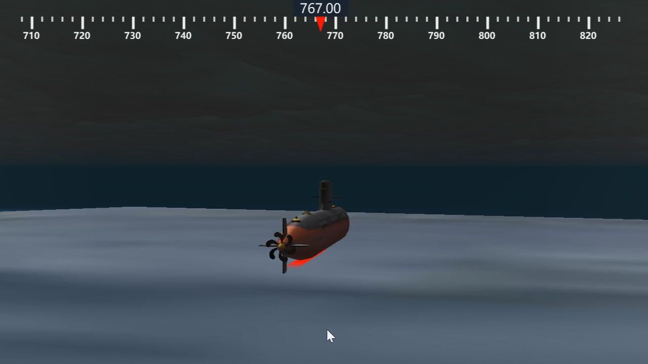 潜水艇操纵控制系统