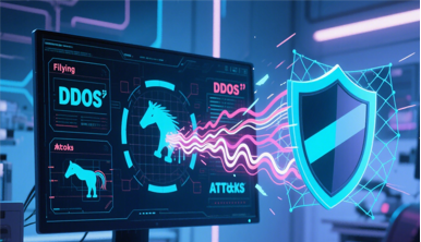 攻防行为模拟示意图